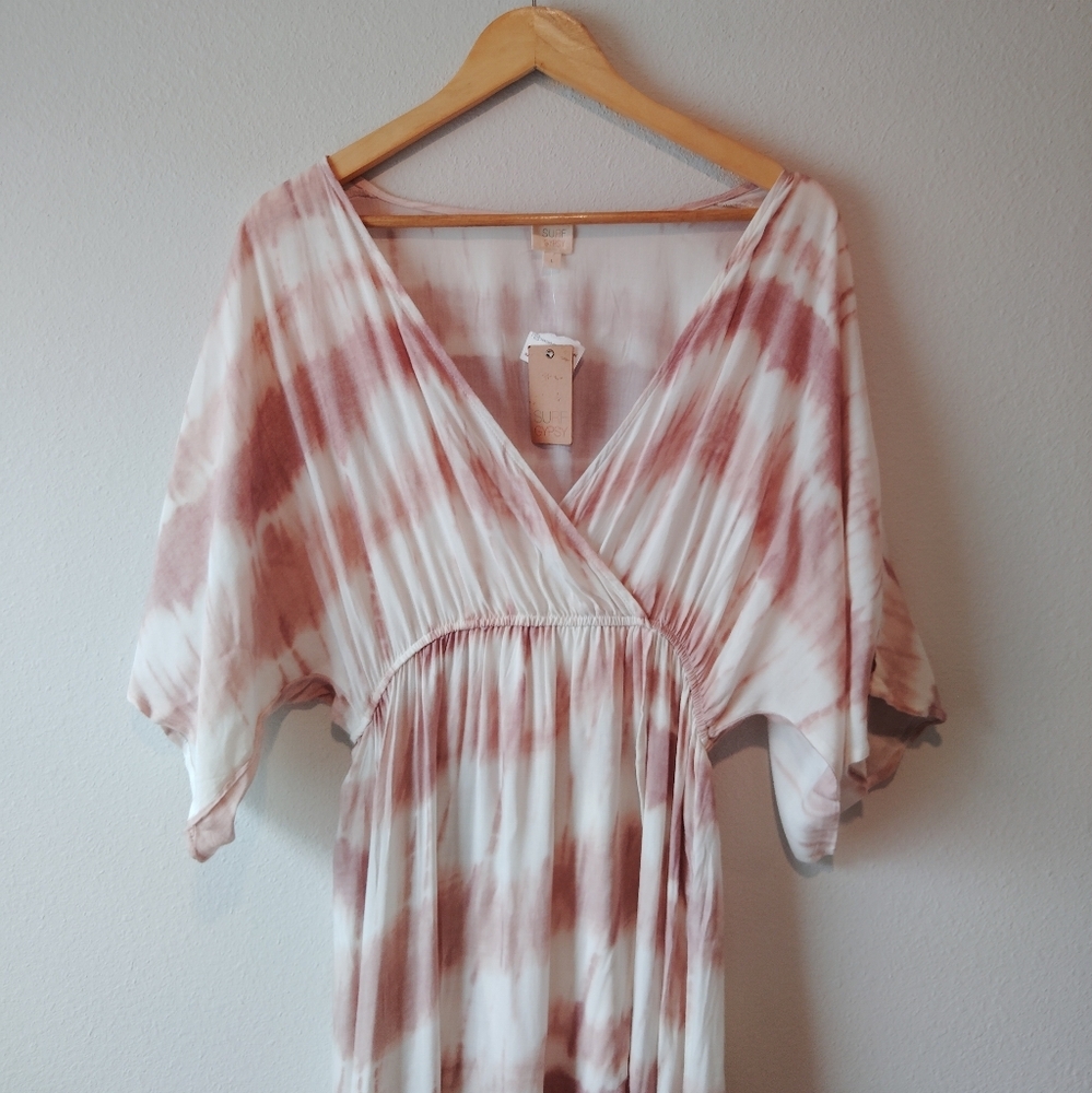 Surf Gypsy Pink and White Maxi Dress - Picture 5 of 6
